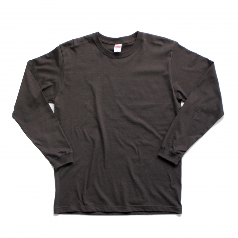 H.i.d LONG SLEEVE T-SHIRT (CHARCORL GRAY)